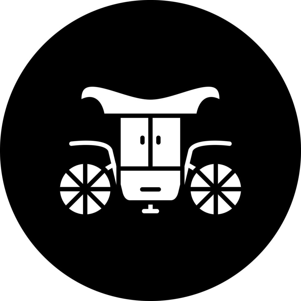 Carriage Vector Icon Style