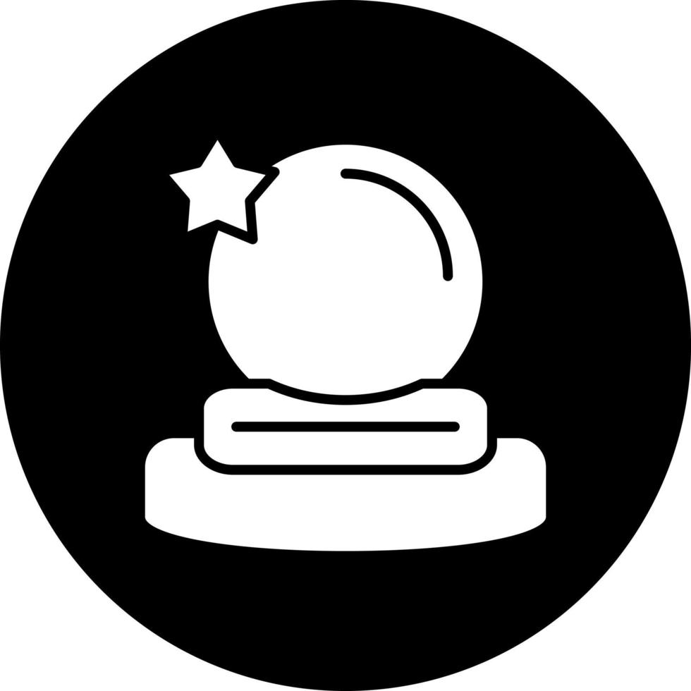 Crystal Ball Vector Icon Style