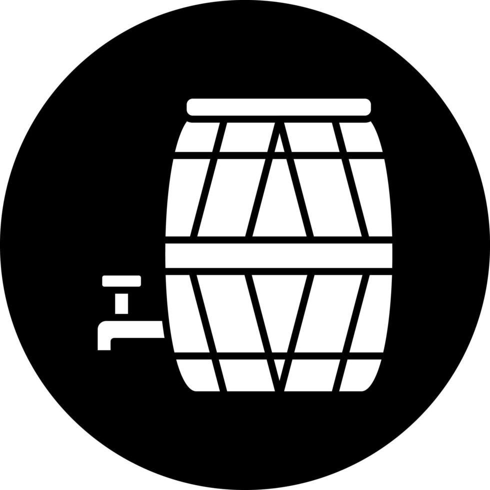 Barrel with Tap Vector Icon Style