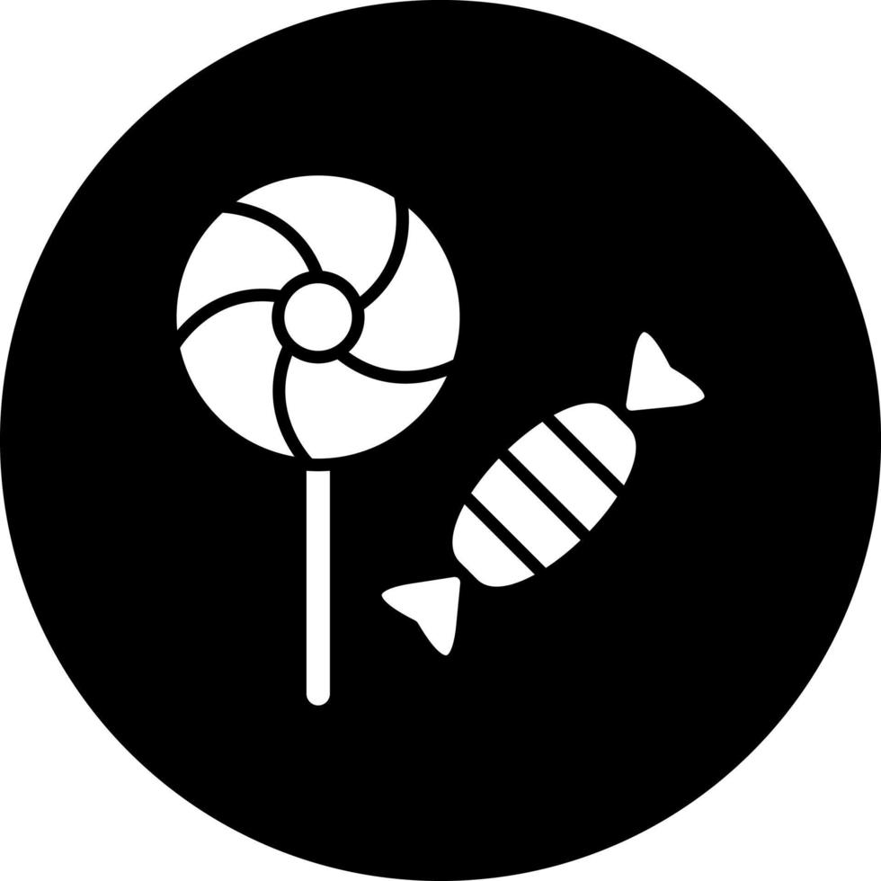 Halloween Candy Vector Icon Style