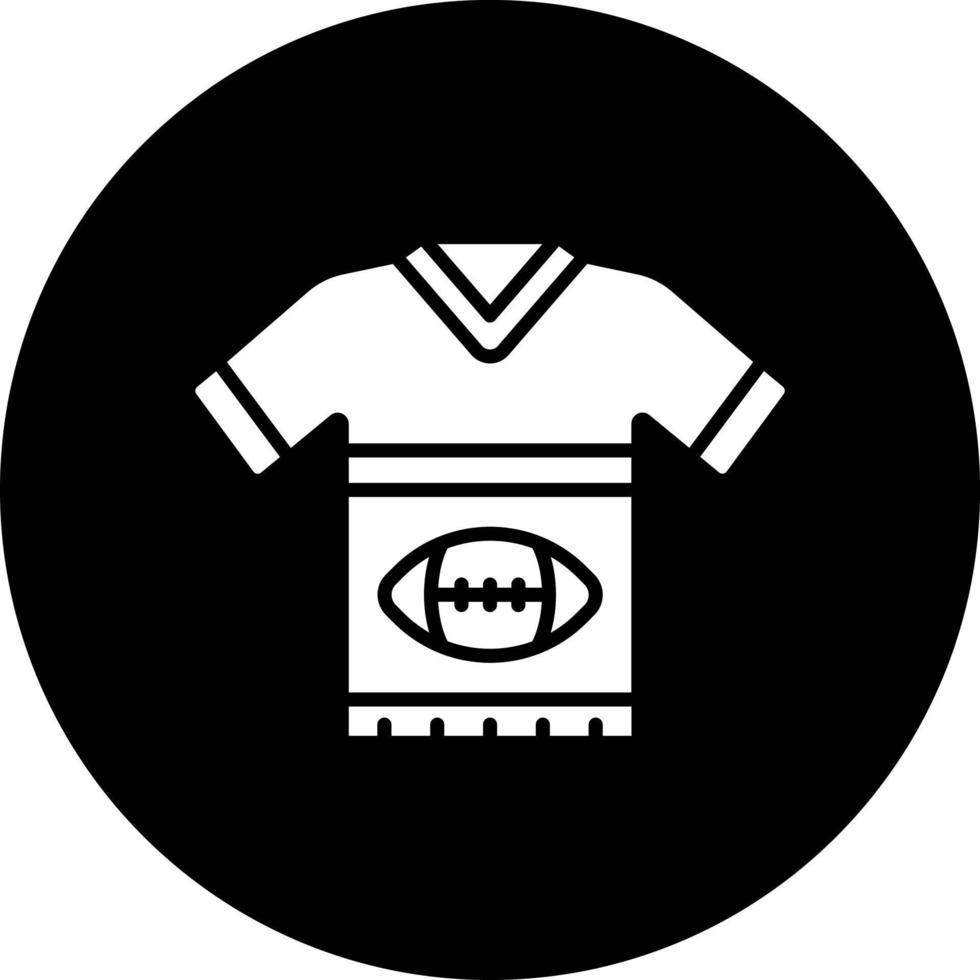 Rugby Uniform Vector Icon Style