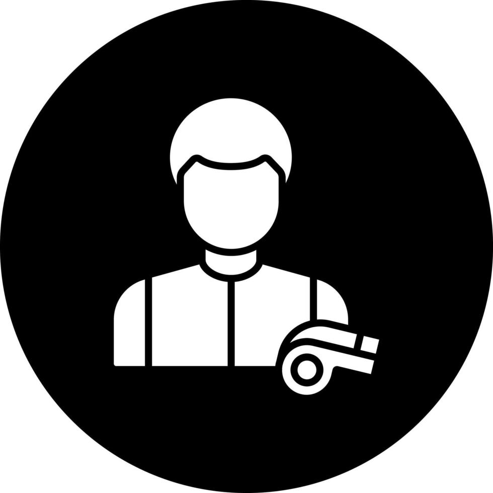 Referee Vector Icon Style