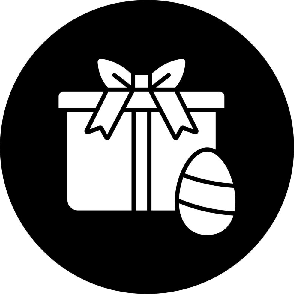 Easter Gift Vector Icon Style
