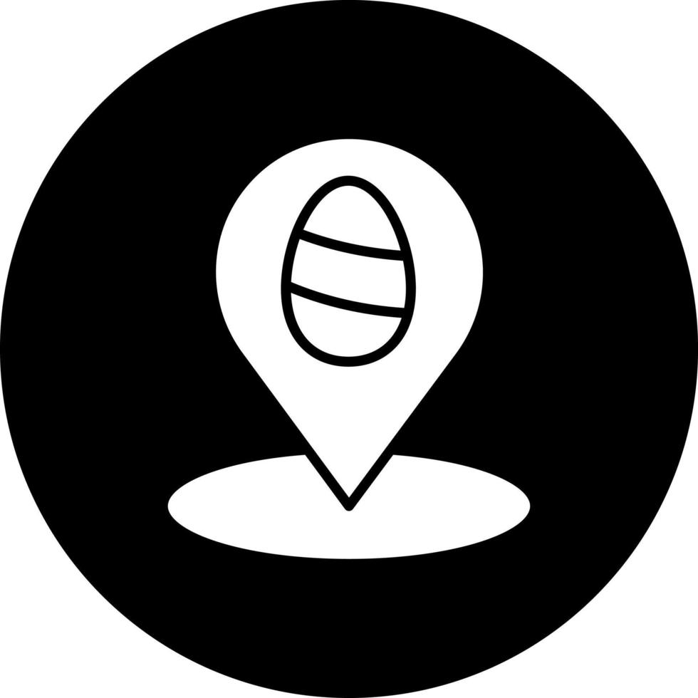 Easter Map Vector Icon Style