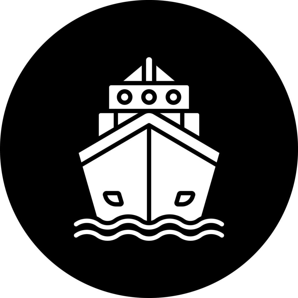 Yatch Vector Icon Style