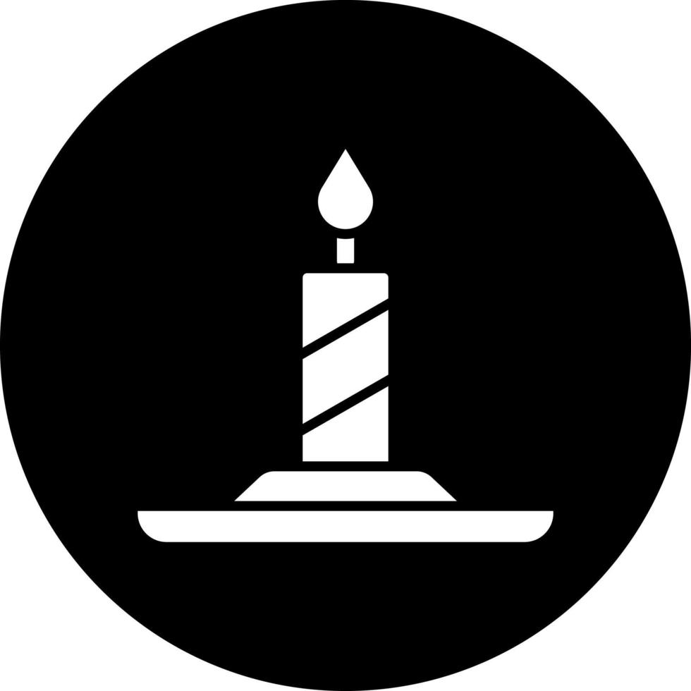 Candle Vector Icon Style