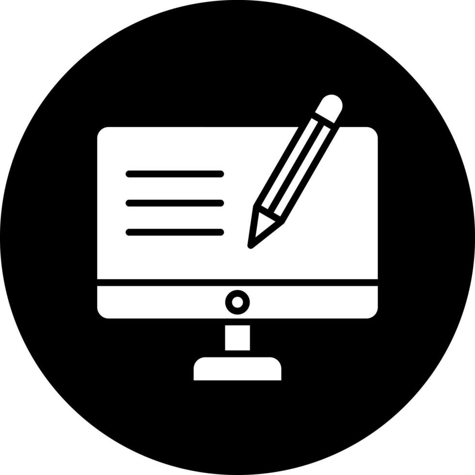 Online Edition Vector Icon Style
