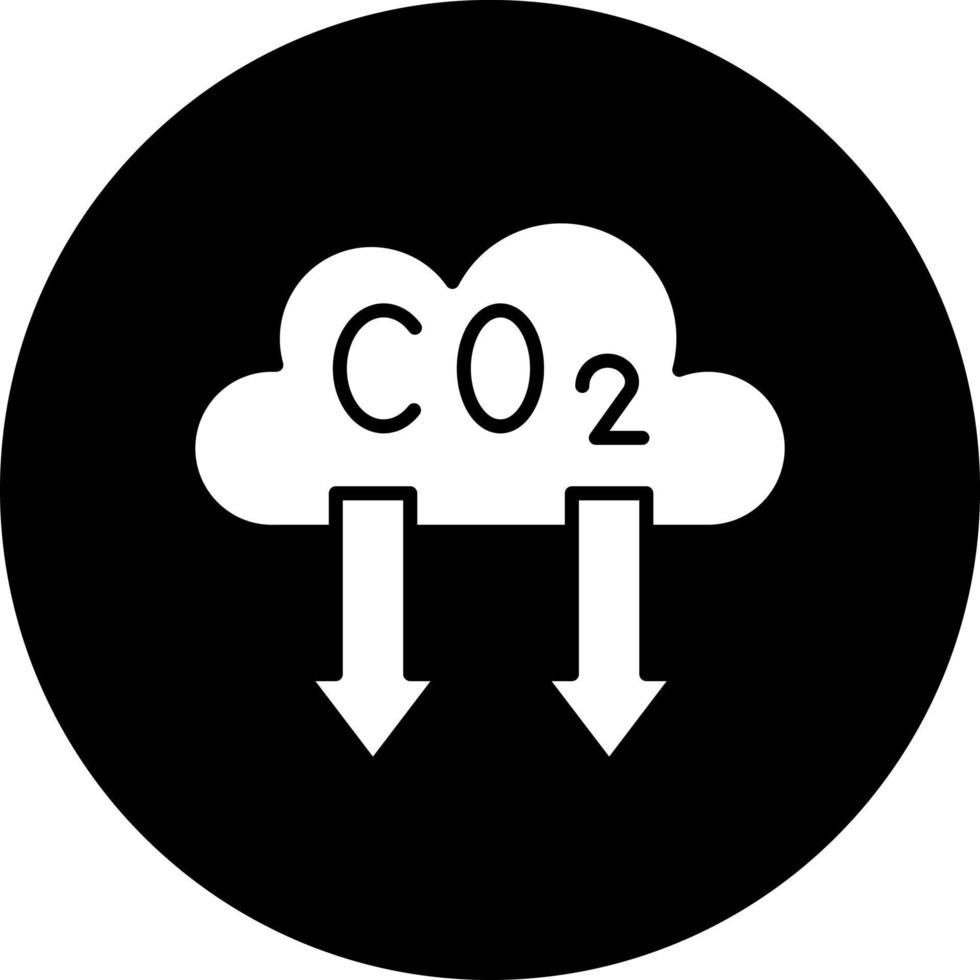 Reduce Co2 Emissions Vector Icon Style