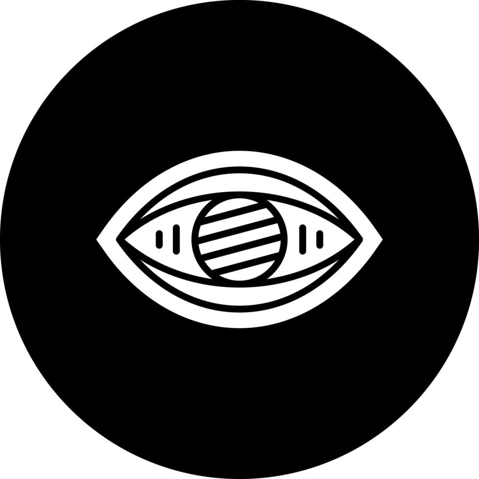 Cataract Vector Icon Style