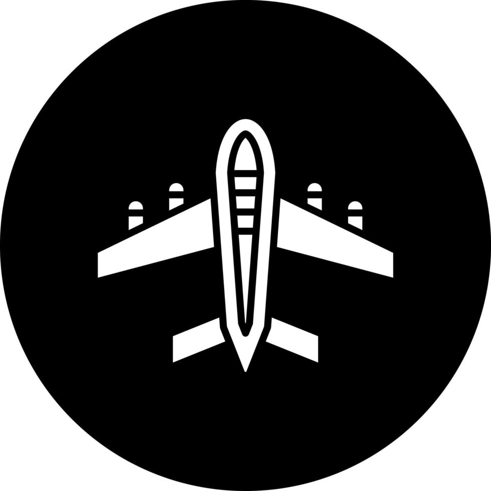 Airplane Vector Icon Style