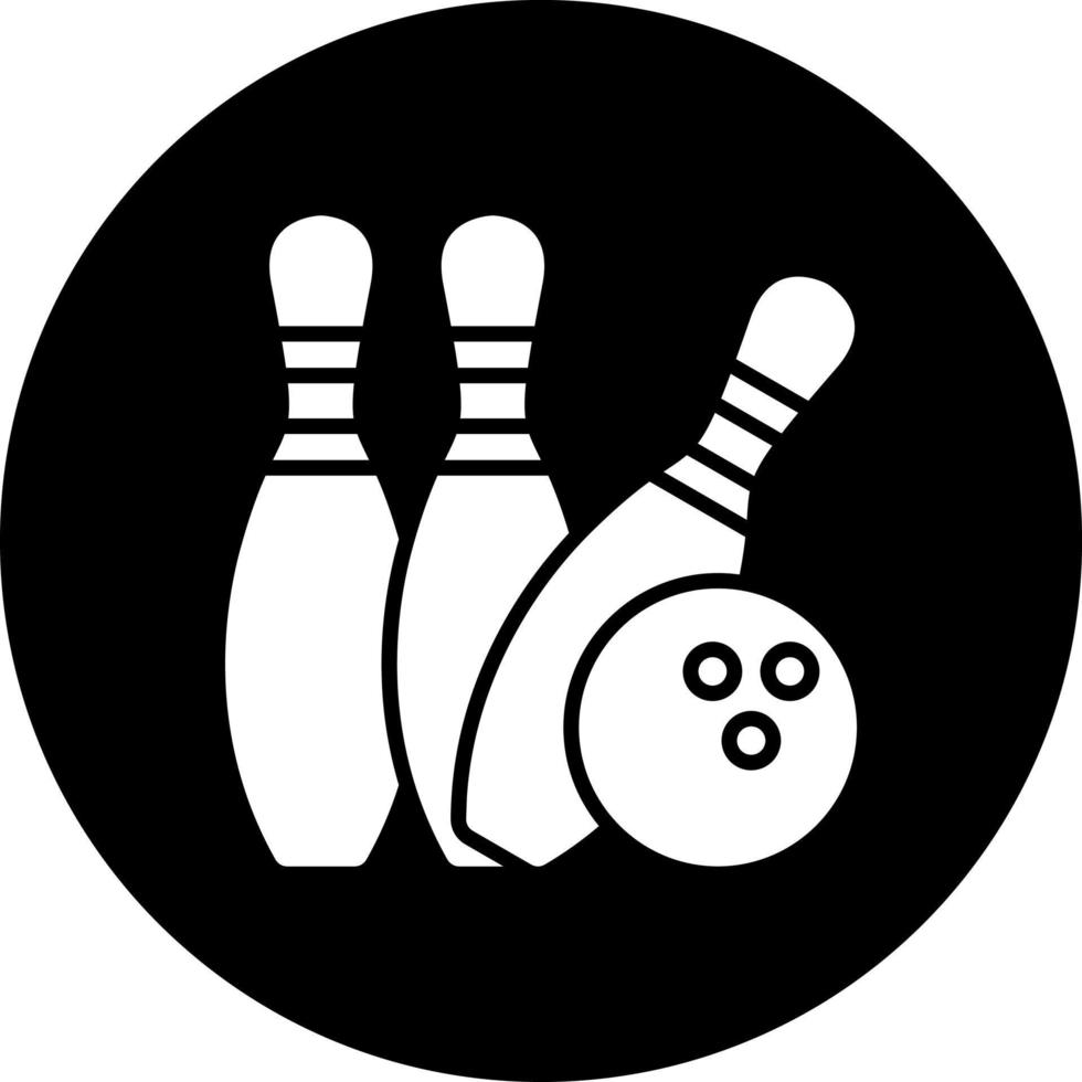 Bowling Vector Icon Style