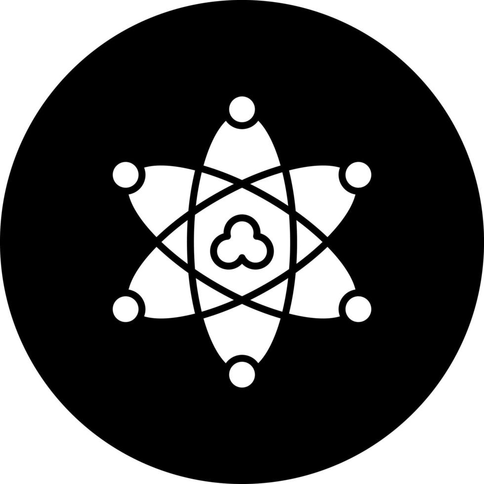 Atomic Energy Vector Icon Style