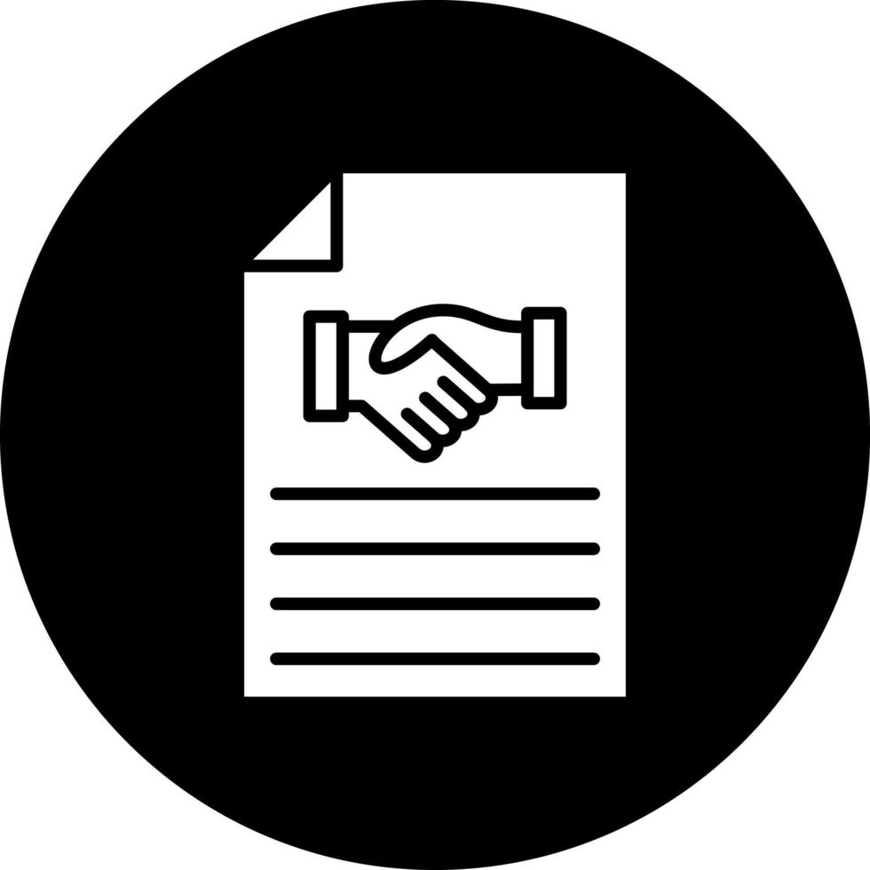 Agreement Vector Icon Style