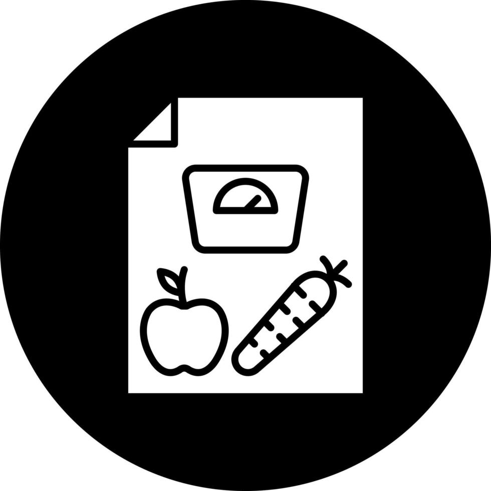 Dieting Tips Vector Icon Style