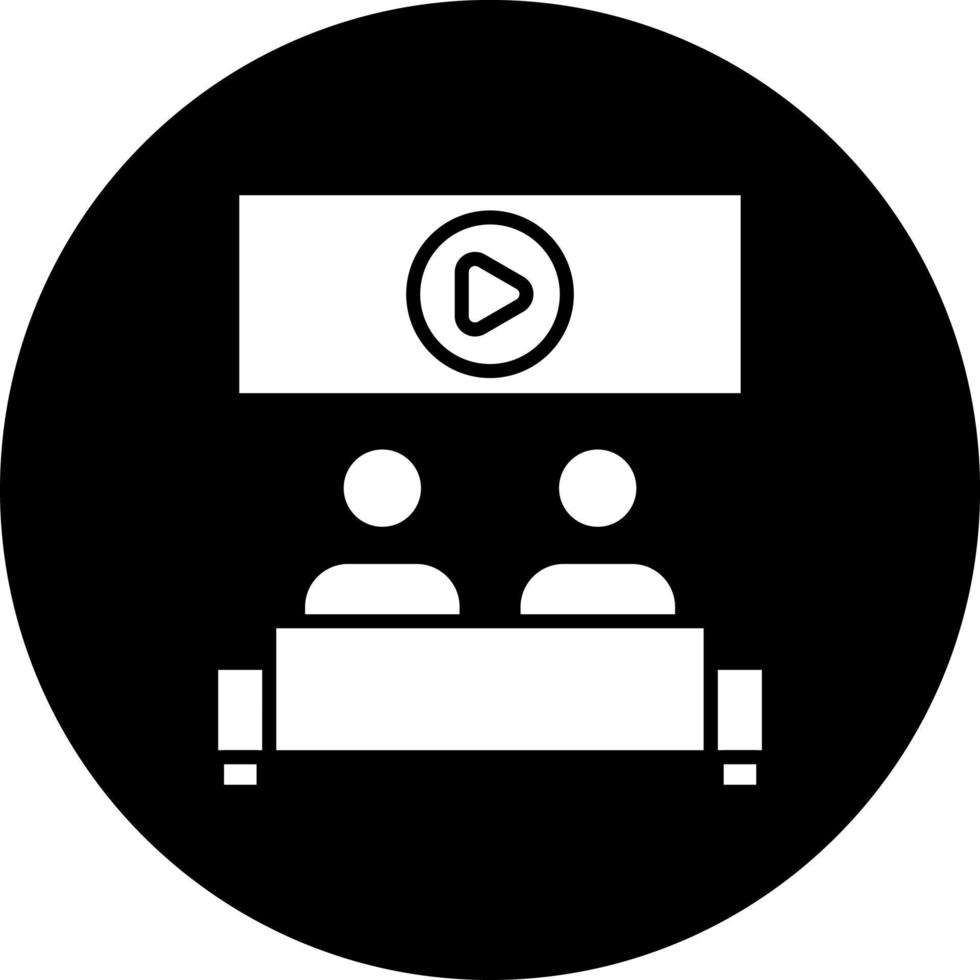 Cinema Screen Vector Icon Style