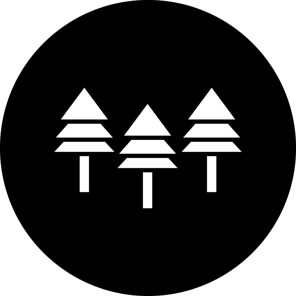 Forest Vector Icon Style