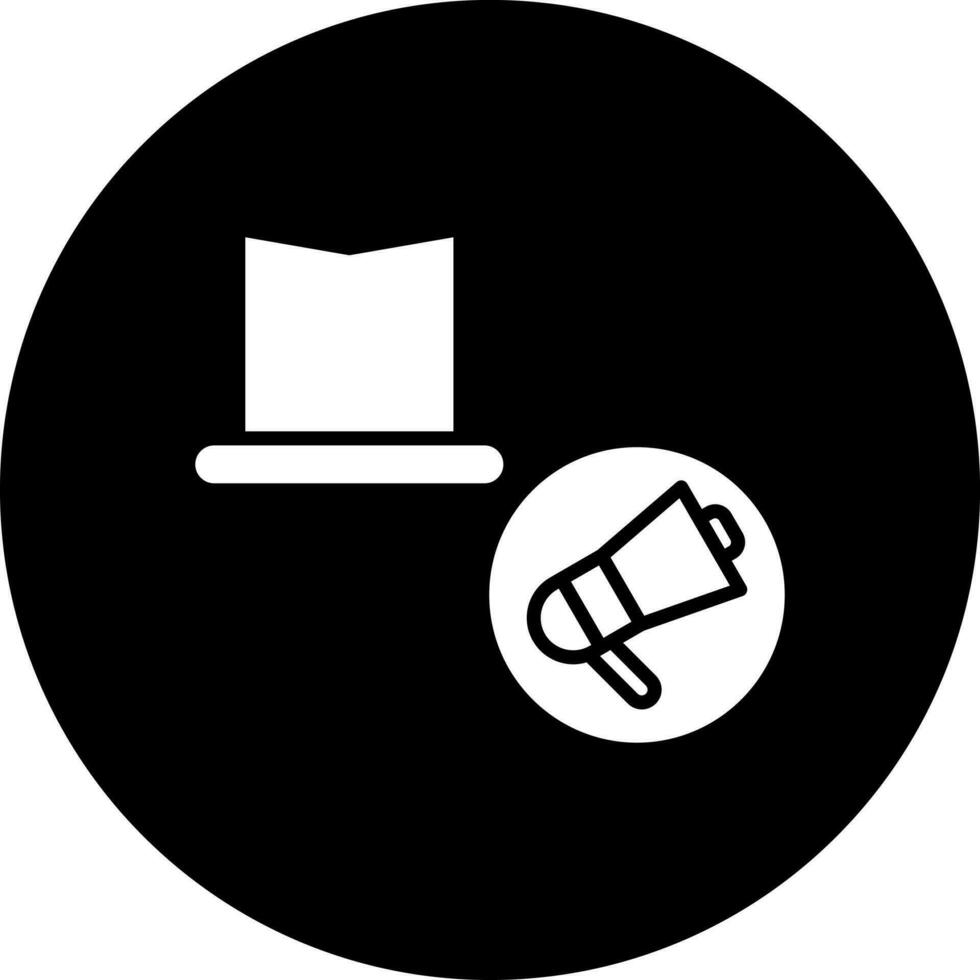Black Hat PR Vector Icon Style