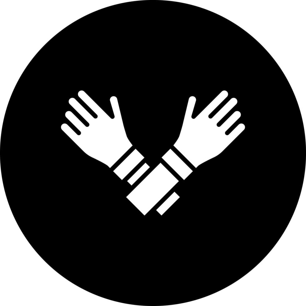 Hands Crossed Vector Icon Style