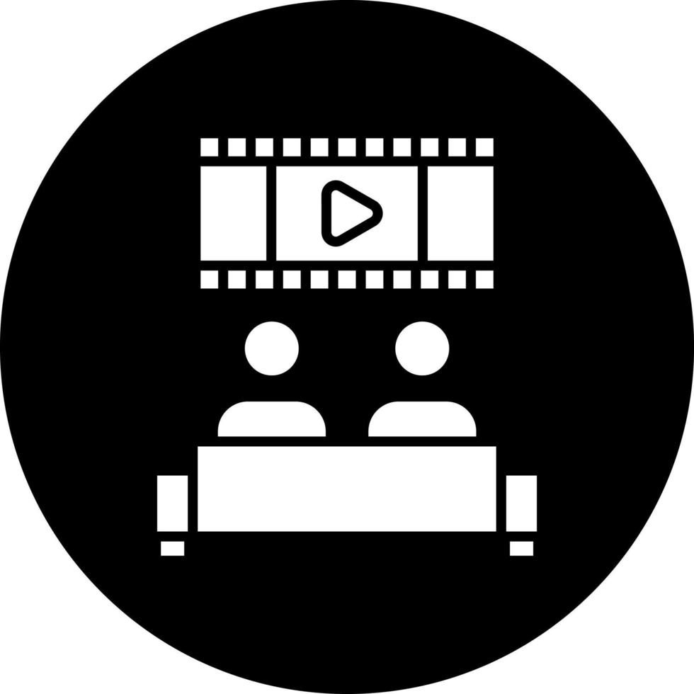 cine vector icono estilo