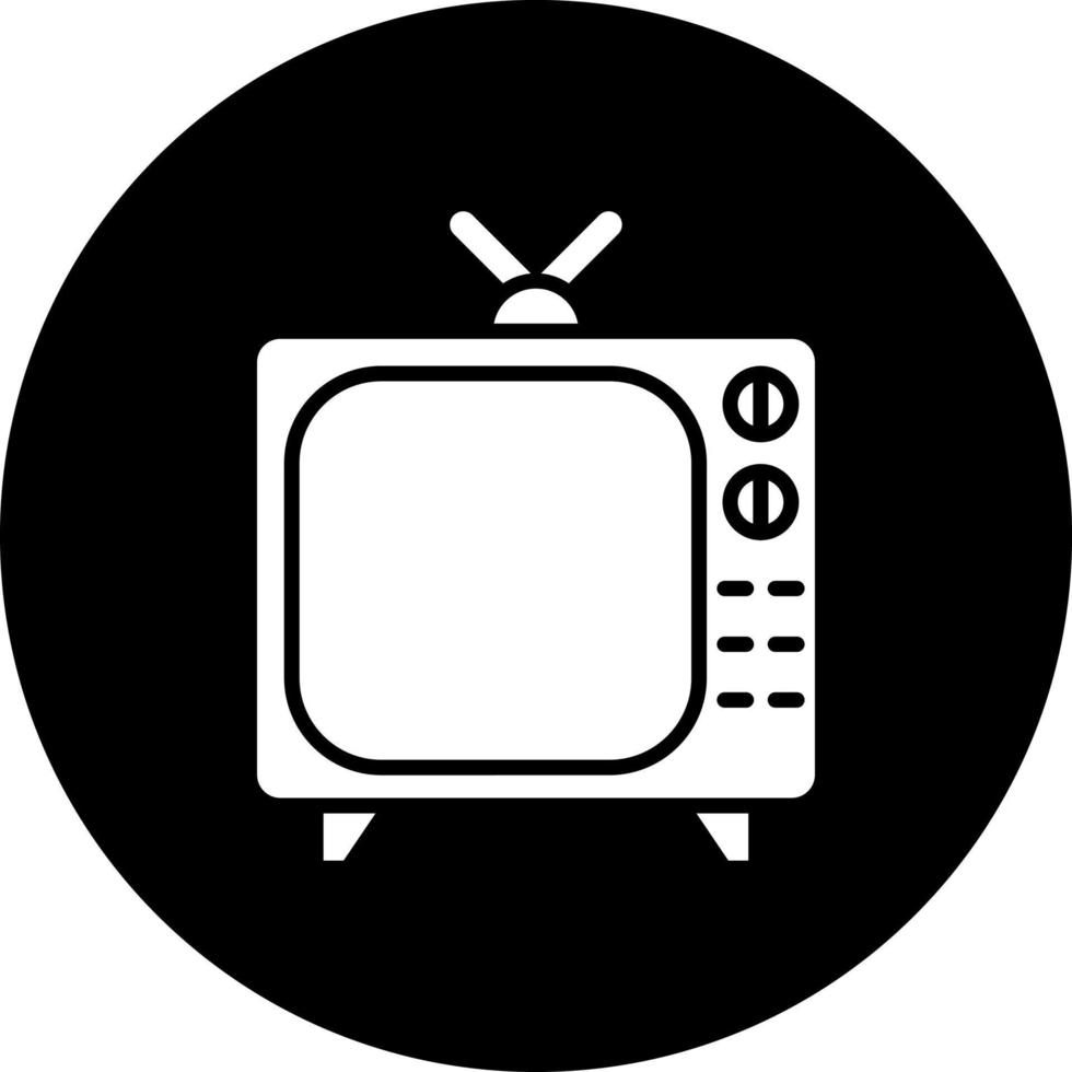 televisión vector icono estilo