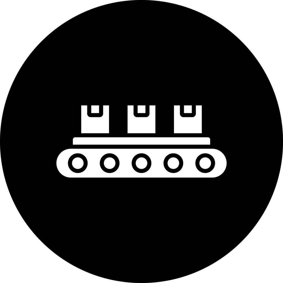 Conveyor Belt Vector Icon Style
