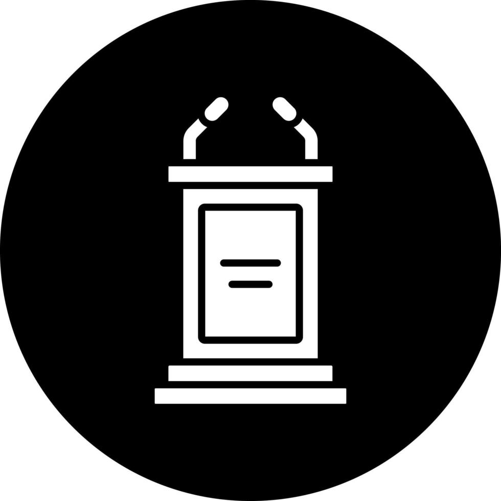 Bully Pulpit Vector Icon Style
