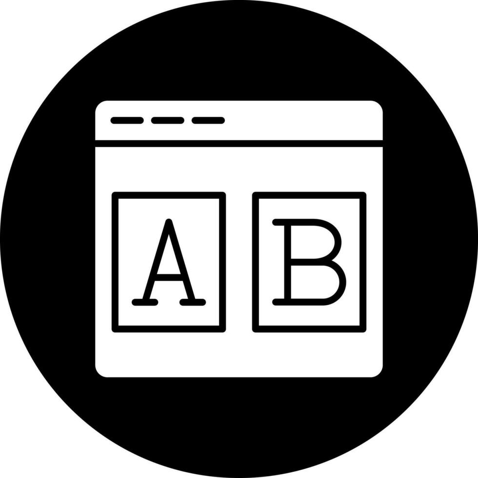 Ab Testing Vector Icon Style