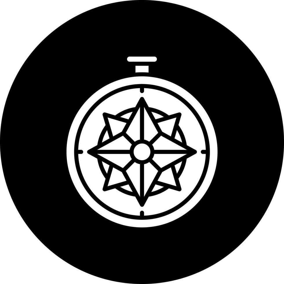 Compass Vector Icon Style