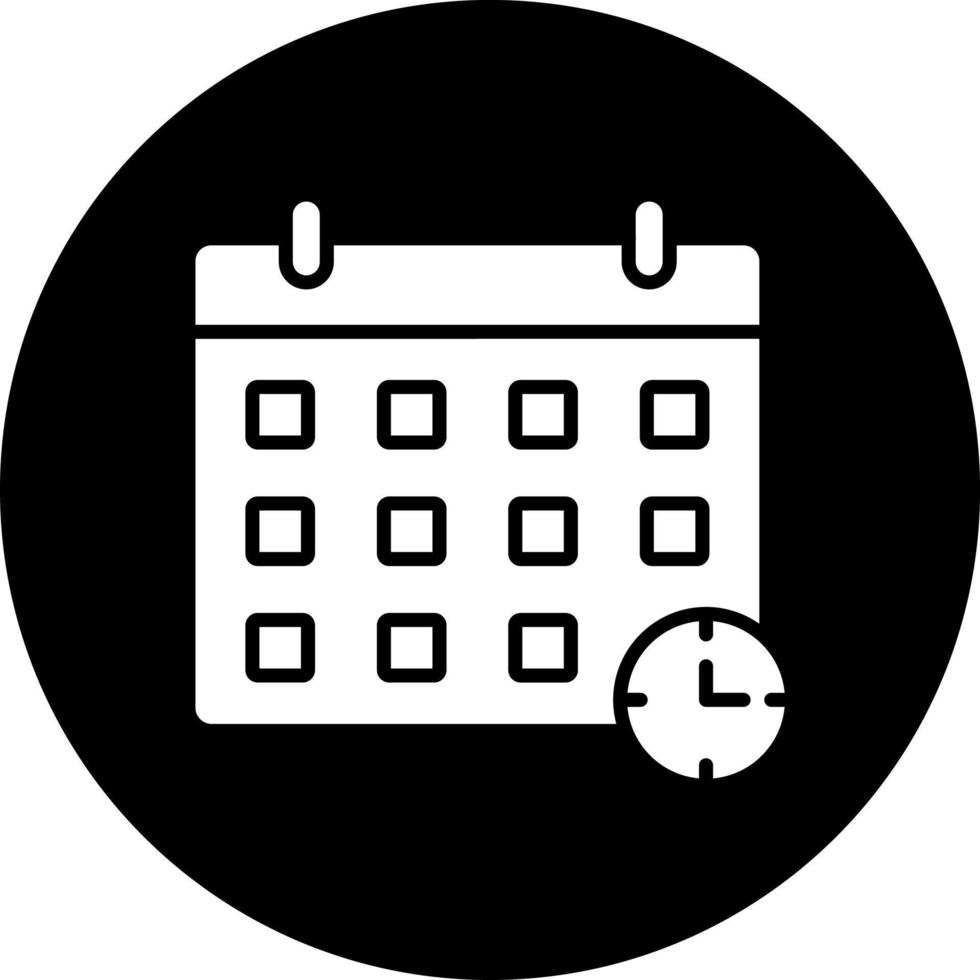 calendario vector icono estilo