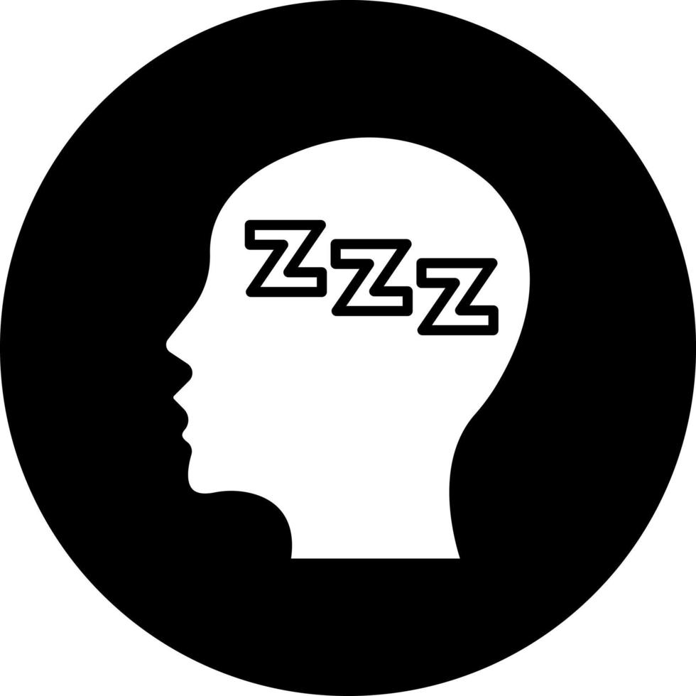Fatigue Vector Icon Style