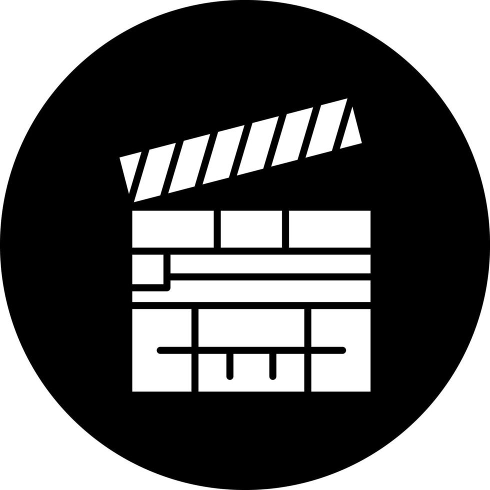 Clapperboard Vector Icon Style