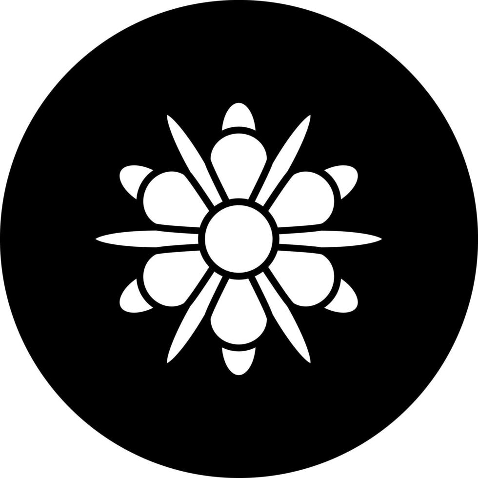 Chrysanthemum Vector Icon Style