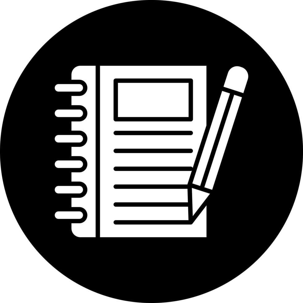 Notebook Vector Icon Style