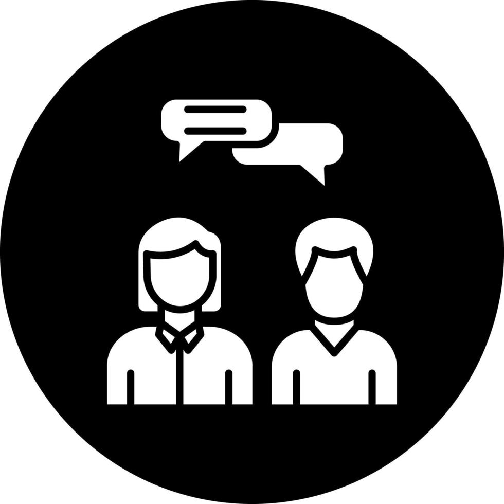 Counselling Vector Icon Style