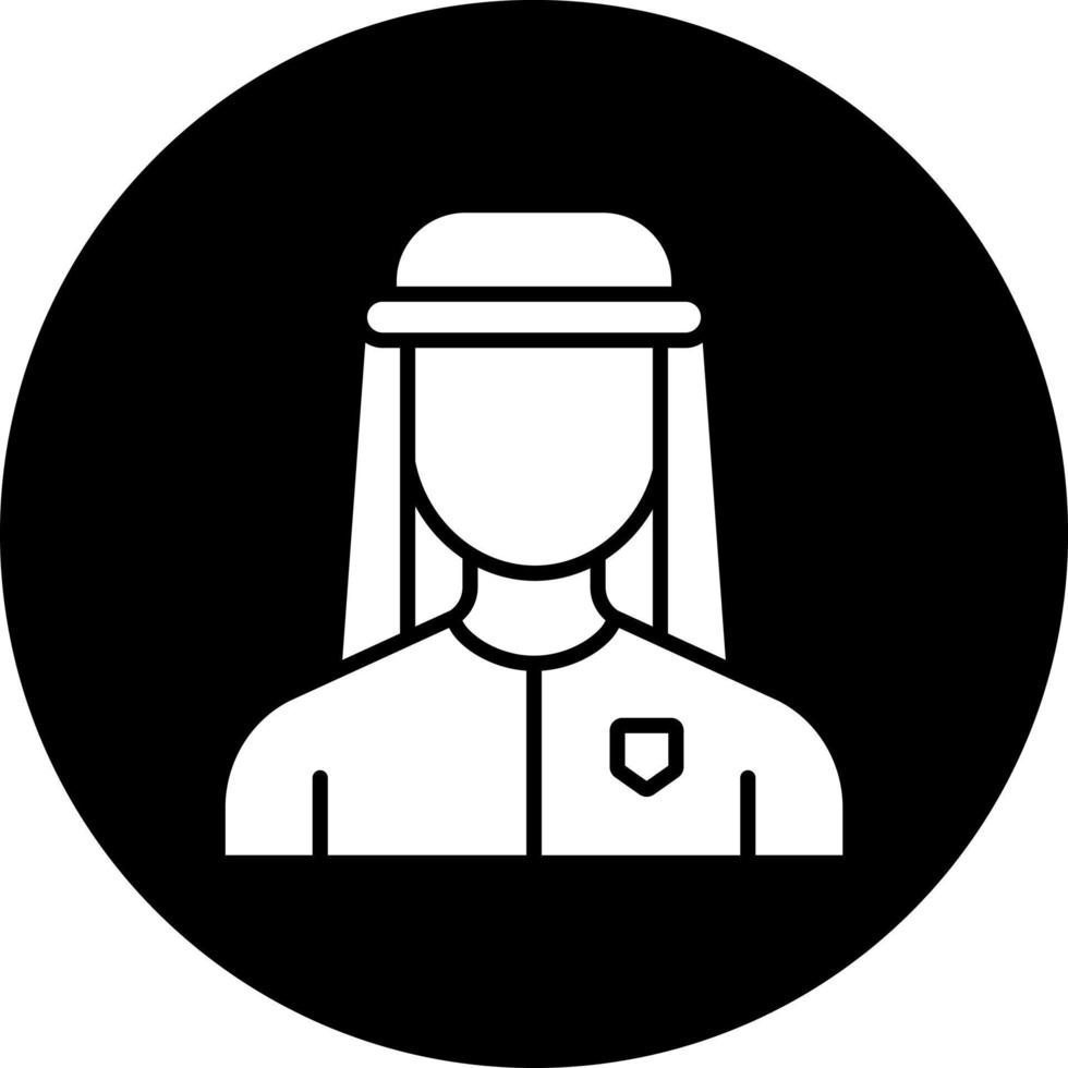 Arab Man Vector Icon Style