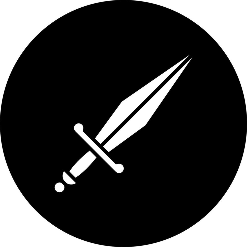 Dagger Vector Icon Style
