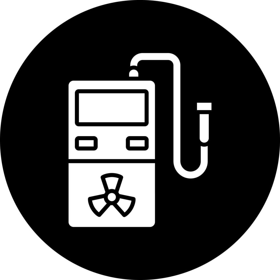 Radiation Detector Vector Icon Style