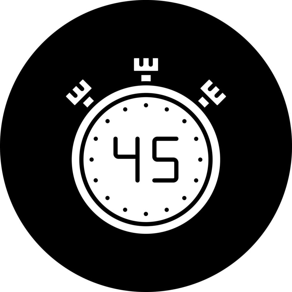Half Time Vector Icon Style