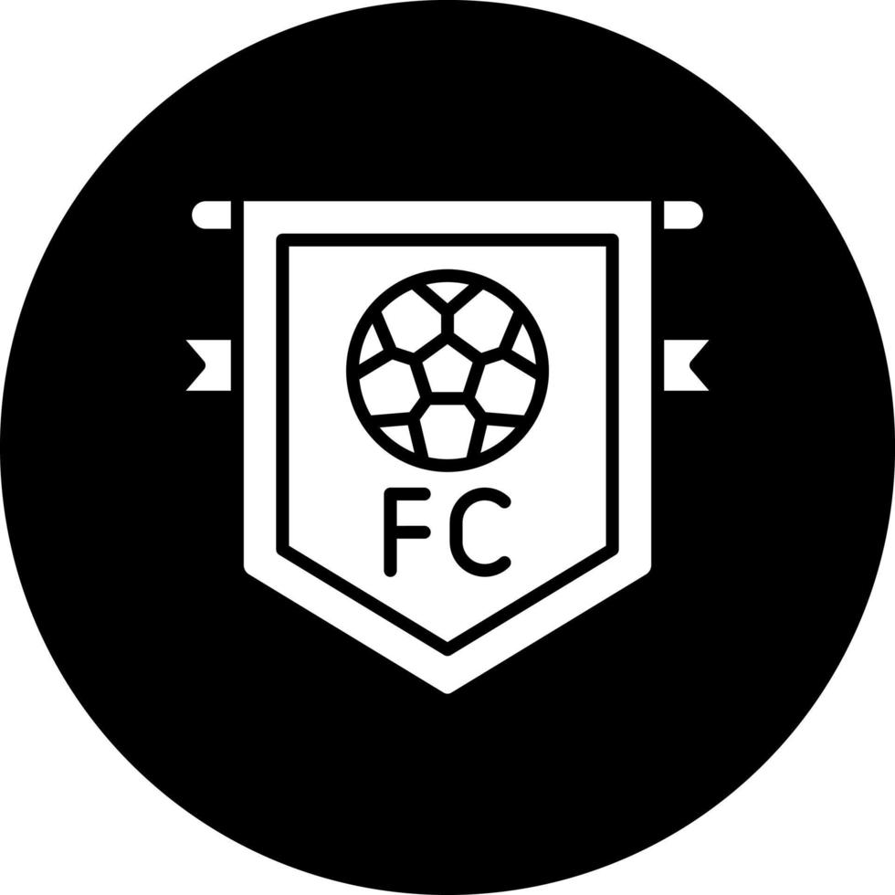 fútbol americano club vector icono estilo