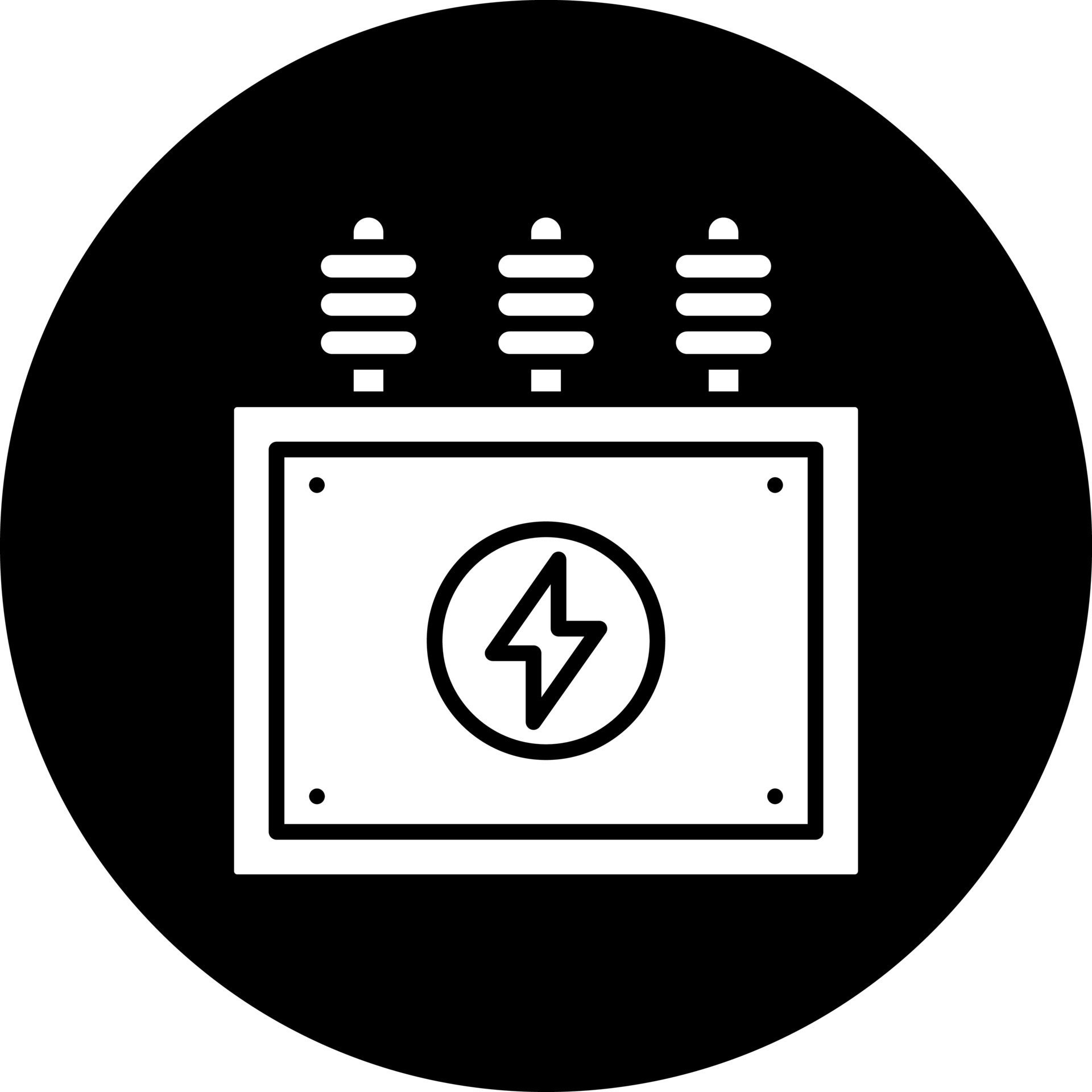 Power Transformer Vector Icon Style 22627016 Vector Art at Vecteezy