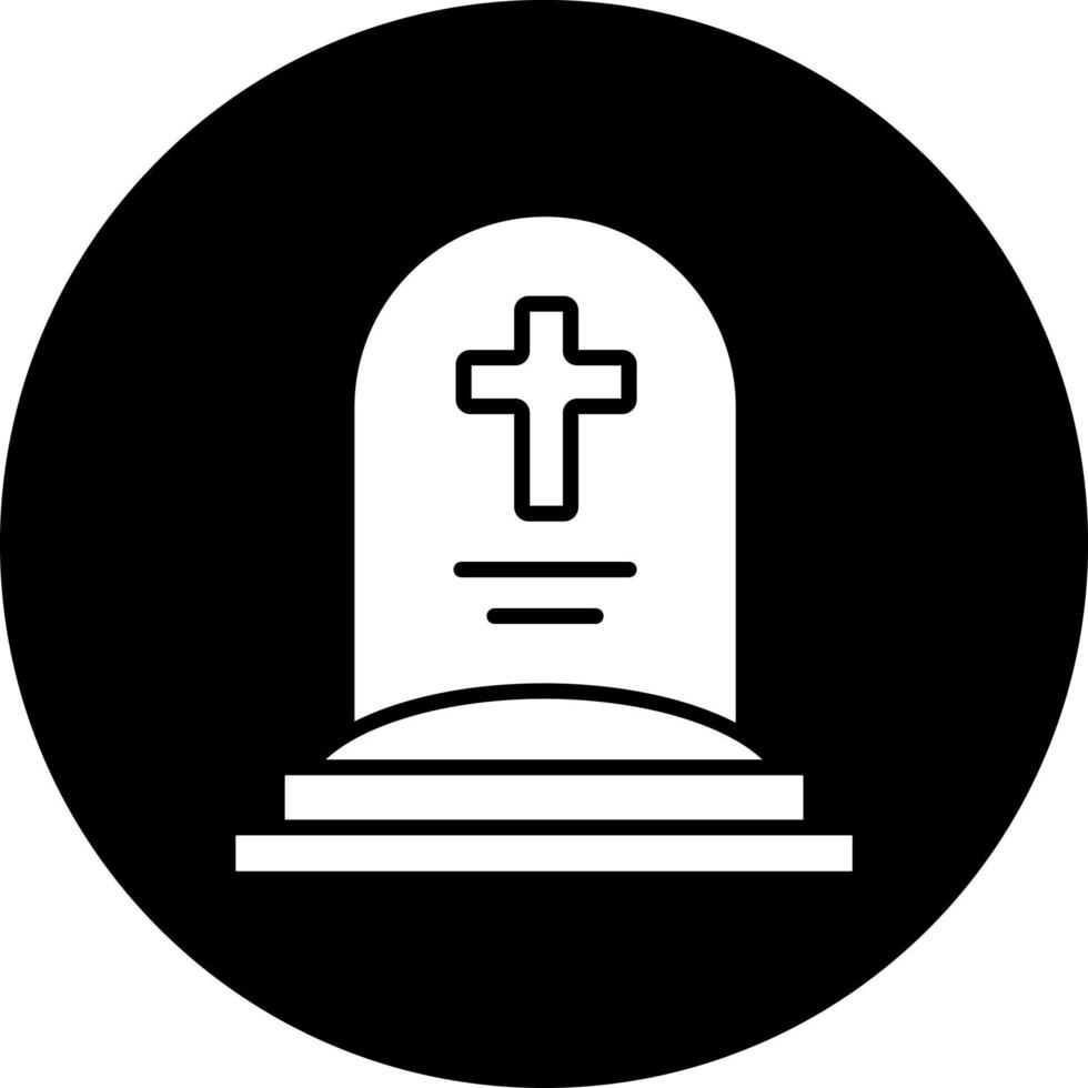 Grave Vector Icon Style
