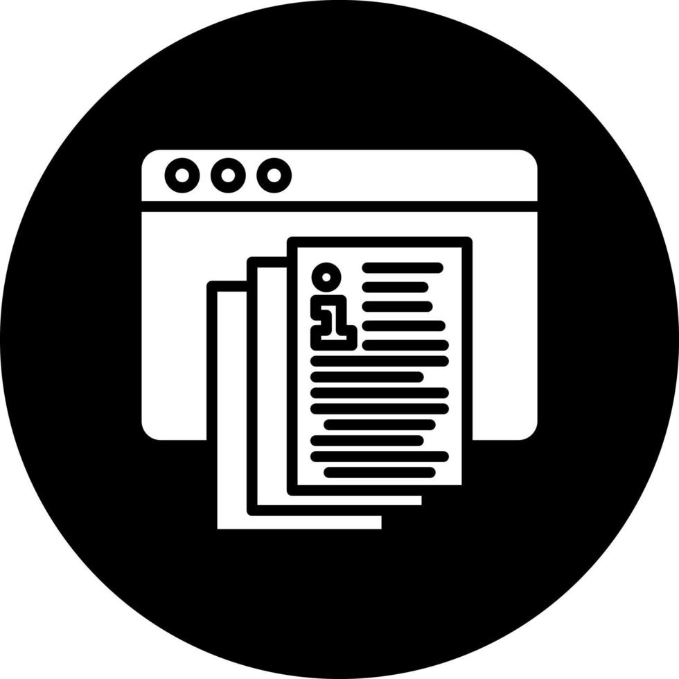 Documentation Portal Vector Icon Style