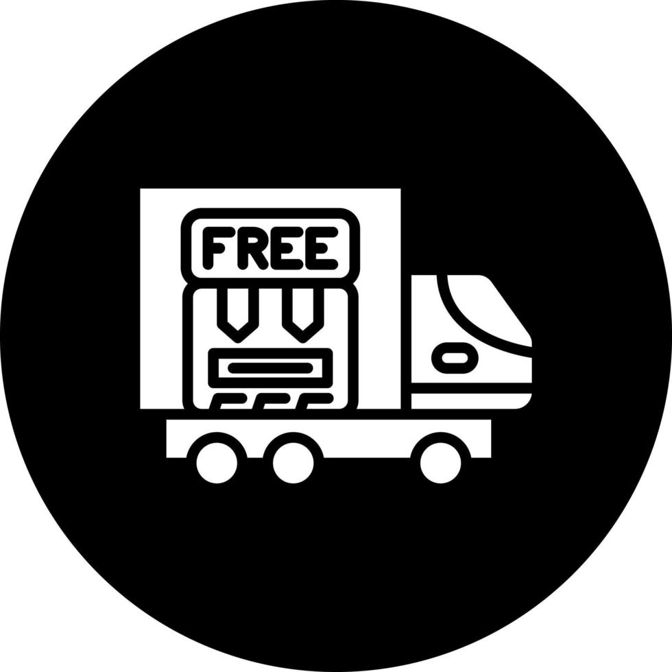 Free Delivery Vector Icon Style