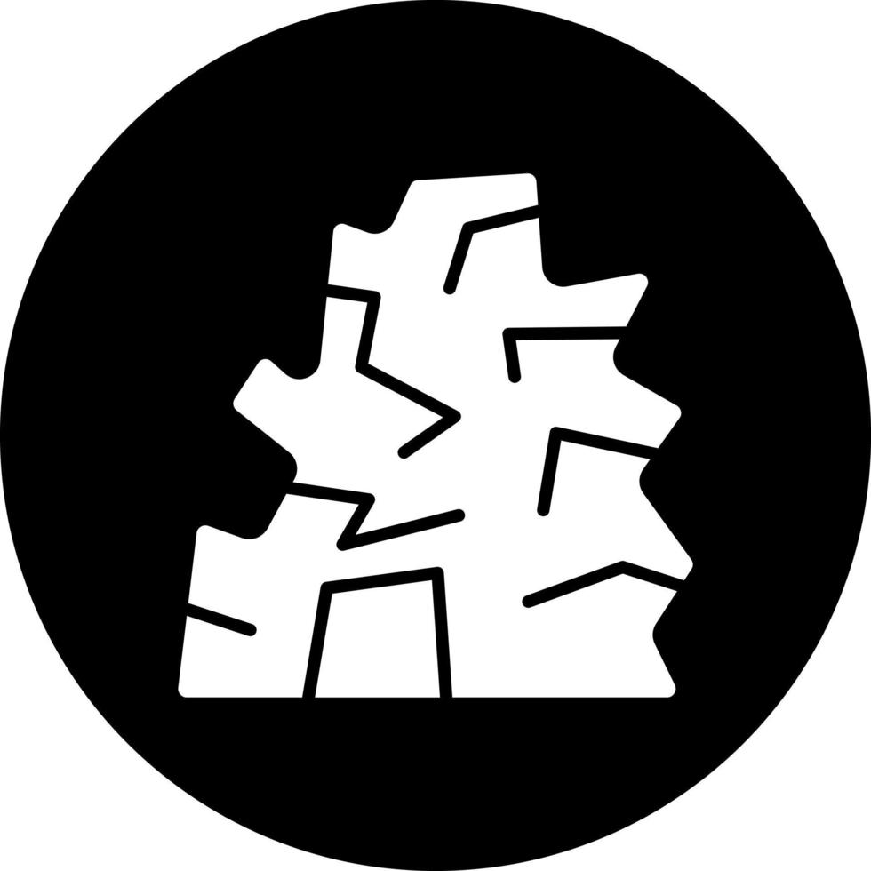Desert Cave Vector Icon Style
