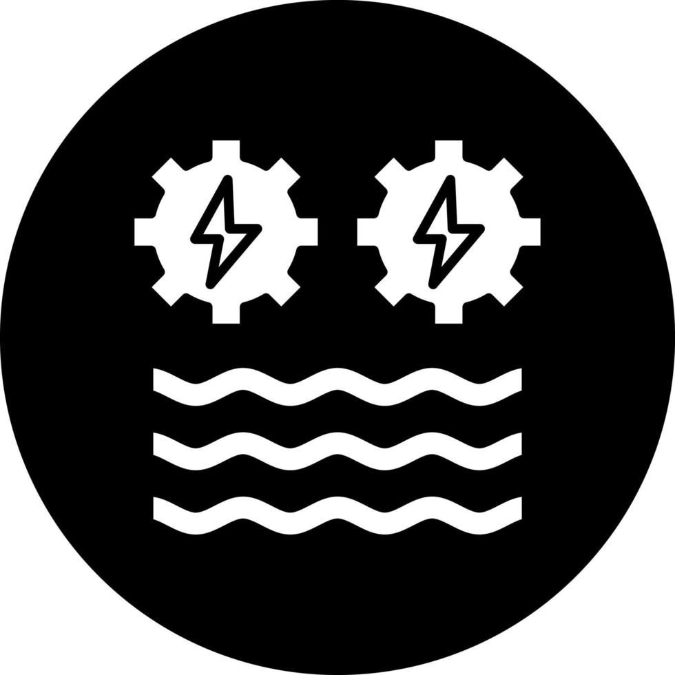 Hydro Power Vector Icon Style