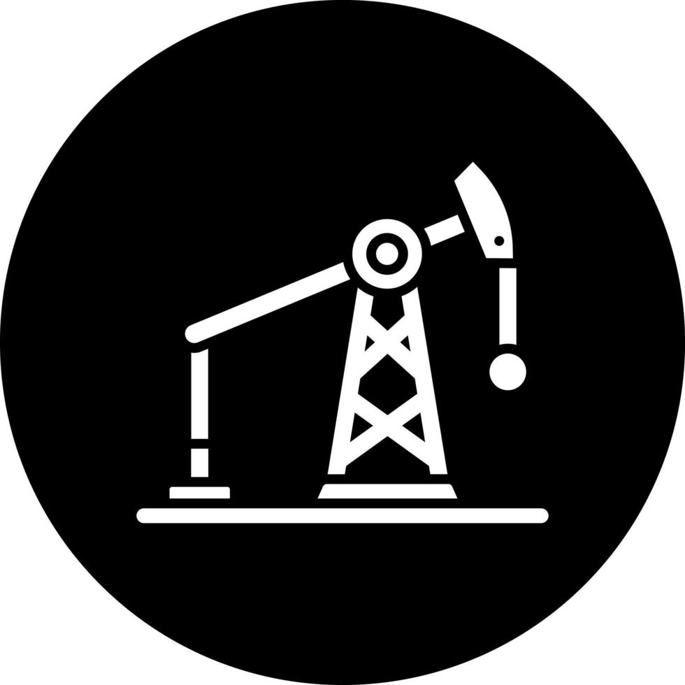 petróleo bomba vector icono estilo