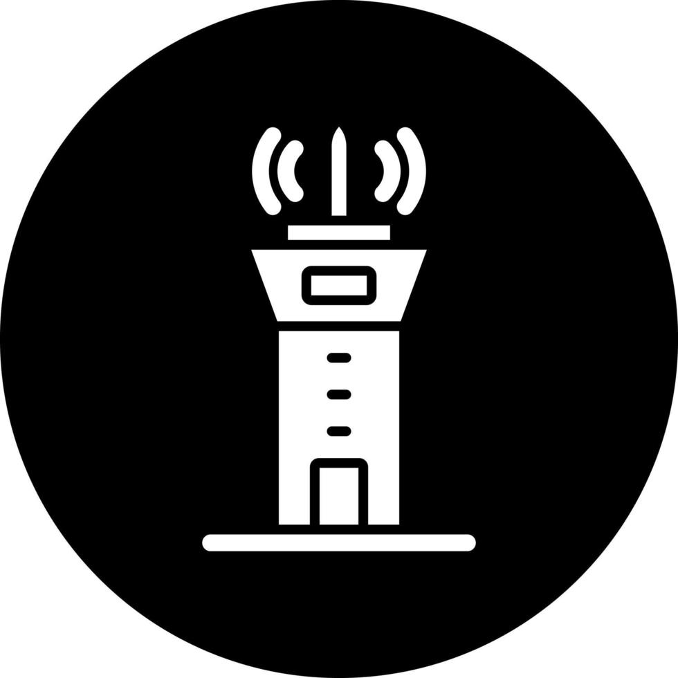 controlar torre vector icono estilo