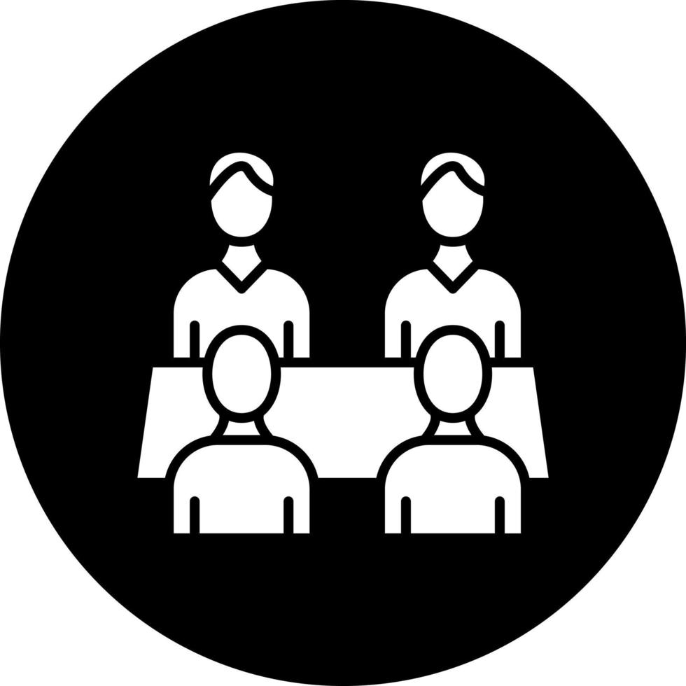 Board Of Directors Vector Icon Style