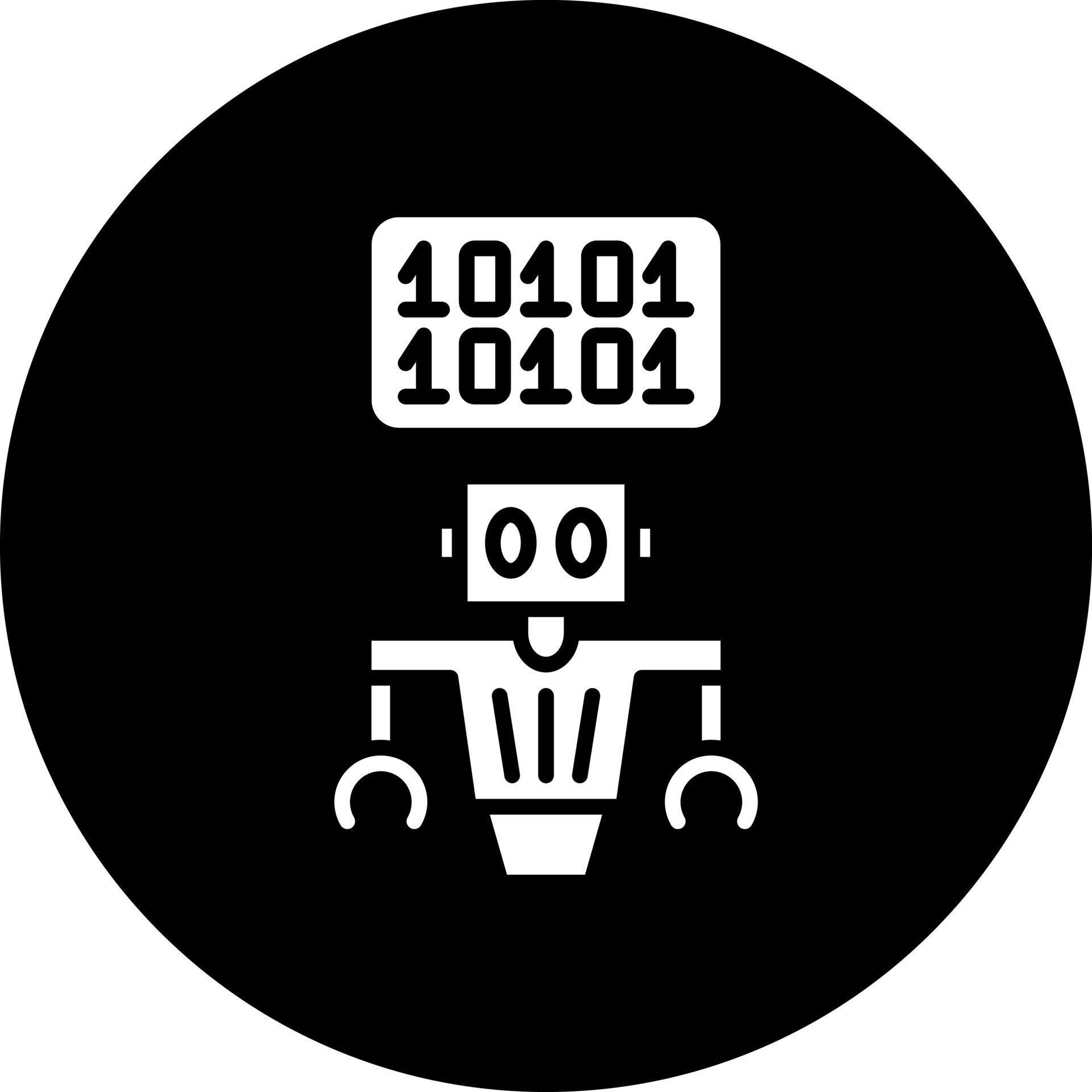 Binary Code Vector Icon Style 22627629 Vector Art at Vecteezy