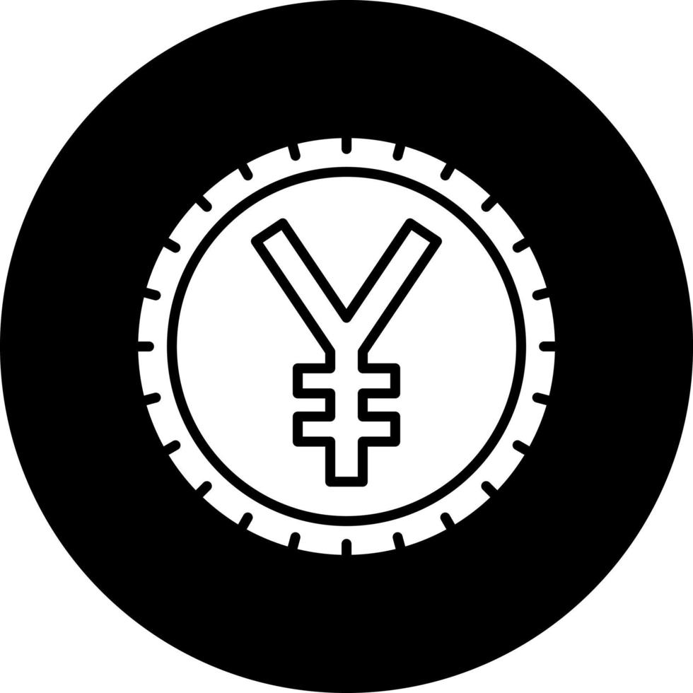 chino yuan vector icono estilo